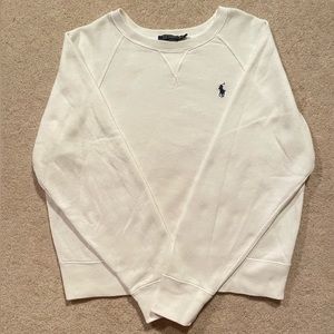 Polo by Ralph Lauren White Sweatshirt